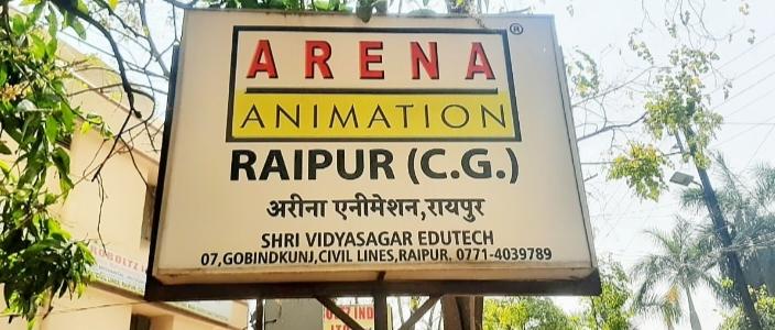 Arena Animation, Civil Line Raipur, Chhattisgarh, Multimedia Training, Graphics, 3D Tracking Artist, 3D Animator, Compositor, Graphic Designer, Web Designer, Web Developer, Motion Graphic Designer, Video Editor, VFX, News