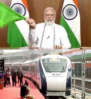 Mother on infinite path, son on duty path, Vande Bharat Express, Prime Minister Narendra Modi Mother Heeraben, last rites, West Bengal, Khabargali