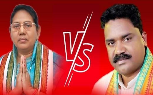 Counting of Bhanupratappur by-election, Congress candidate Savitri Mandavi, BJP candidate Brahmanand Netam, tribal candidate Akbar Korram, Chhattisgarh, Khabargali