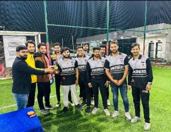 Netflix Sports Turf , Super Sunday Tournament , Mohit Pujari , Shubham Jain , Smashers , B11 Pandri , Cricket , Raipur , Chhattisgarh , Khabargali