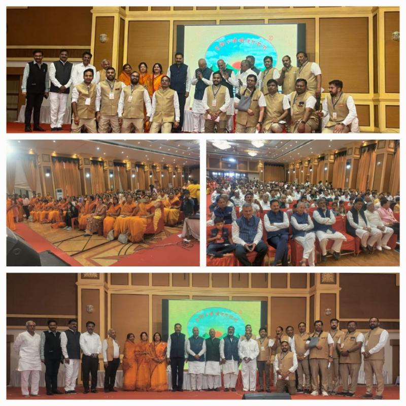 Acharya Shri Ramesh, self.  Mr. Nanalal Ji M.S., Mera Mahotsav Mahatma Mahotsav, Shri Akhil Bharatvarshiya Sadhumargi Jain Sangh, two day program, conclusion, Samta Seva Kendra, Rajuji Dholakia, Cabinet Minister, Orissa, Sumitji Bamb, Jainam Bhavan, Chhattisgarh, Khabargali