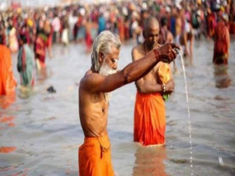 Makar Sankranti bath, Sun enters Capricorn, Sesame laddu, Donation of Khichdi, Ubtan, Prayagraj, Magh Mela, Haridwar, including Harki Paidi, Ganga Ghat, Mahadev Ghat, Raipur, Chhattisgarh, Khabargali