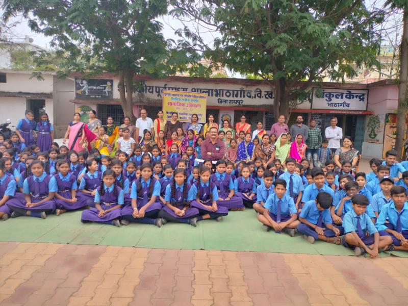 Basic skill development of students, block level social audit, dipstick study proposed by Samagra Shiksha Chhattisgarh, Shirish Tiwari, Vikram Tyagi, Anupama Pandey, Ankita Tiwari, Rita Mandal, Kavita Acharya Punesh Dadsena, Shruti Jha, Kirti Srivastava, Sandhya Vishwakarma, Sunita  Sharma, Rishika Jha, Mamta Ahar, Bhathagaon, Raipur, Khabargali