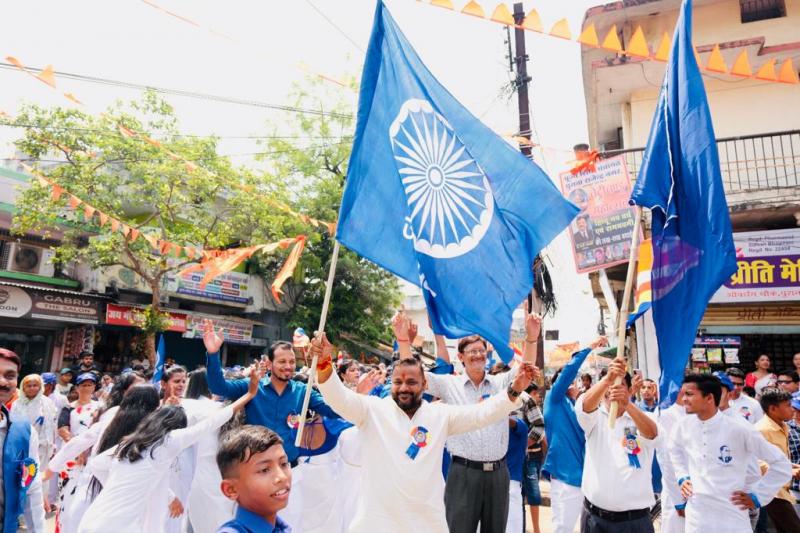 Constitution maker Dr. Bhimrao Ambedkar's birth anniversary, Sushil Sunny Agarwal, President, Chhattisgarh Building and Other Construction Workers Welfare Board, Raipur, Chhattisgarh, Khabargali