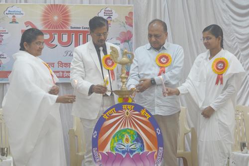 Prajapita Brahmakumari Ishwariya Vishwavidyalaya, Educational Services Division, All-round development of children, Vishwa Shanti Bhawan Chaubey Colony, Summer Camp, inauguration of Swami Vivekananda Technical University. Vice-Chancellor Dr. M.K. Verma, Information Commissioner Ashok Aggarwal, Brahma Kumari Savita Didi, Raipur, Chhattisgarh, Khabargali