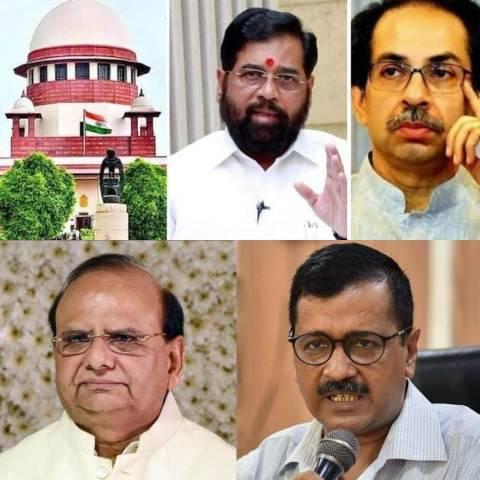 Chief Justice DY Chandrachud, Delhi government vs LG, disqualification of MLAs in Maharashtra, Supreme Court took major decisions, Shinde government, Uddhav Thackeray, CM Arvind Kejriwal, Khabargali