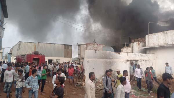 Fierce fire in rice mill, Tilda Newra, Chhattisgarh, Khabargali