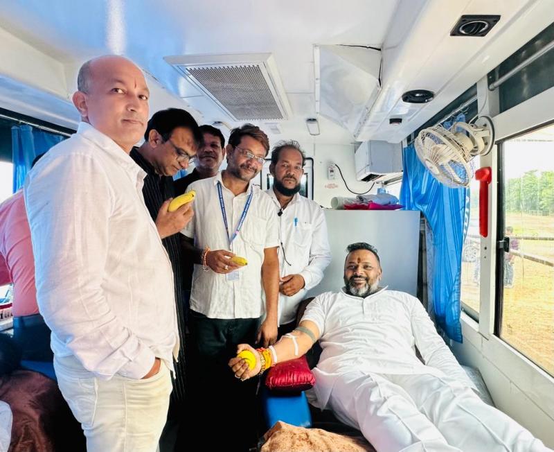 Blood Donation Mahadan, Sushil Sunny Agarwal, Ch. Building and Other Construction Workers Welfare Board, Driver Federation, Venu Sahu, Khabargali
