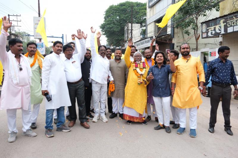 Holy Nuakhai Utsav Yatra, Ghasi Ghasia Samaj, Raipur South Assembly Constituency, Ancient Tradition and Culture, Sushil Sunny Aggarwal, President, Chhattisgarh Building and Other Construction Workers Welfare Board, Jagannath Temple of Virbhadra Nagar, Chhattisgarh, Khabargali