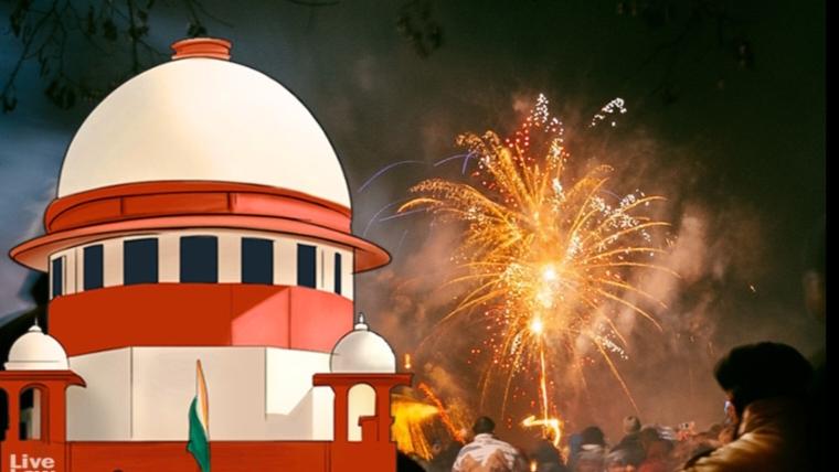 Barium firecrackers banned in the entire country, Supreme Court, bench of Justice A.S. Bopanna and Justice M.M. Sundaresh, Rajasthan, Firecrackers on Diwali, burning of stubble, increasing air and noise pollution, Khabargali