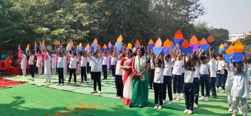 Maharishi Vidya Mandir 2, two-day sports festival concluded, Principal Mrs. Monica Mishra, Amar Bansal, Mrs. Shatabdi Pandey ji, Raipur, Chhattisgarh, Khabargali.