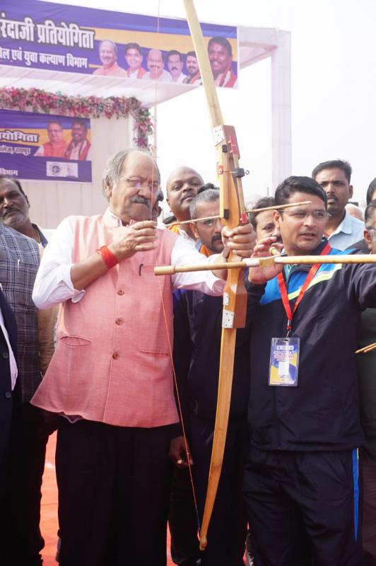 NTPC 40th National Sub Junior Archery Competition, Chhattisgarh Archery Association, Education Minister Brijmohan Aggarwal, Khabargali