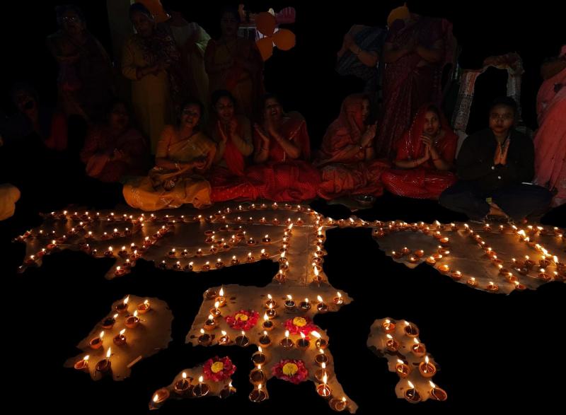 Diwali celebrated in the capital, Raipur, Chhattisgarh too… Ram hi Ram everywhere, consecration of the idol of Lord Shri Ram Lala in Ayodhya on 22 January, Khabargali