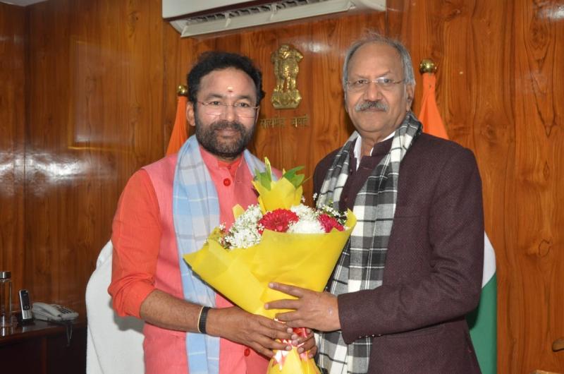 Rajim Corridor will be built on the lines of Ujjain and Kashi, Chhattisgarh Tourism and Culture Minister Shri Brijmohan Agarwal told Union Tourism Minister G. Meeting with Kishan Reddy, Maa Bamleshwari Devi Prasad Yojana, Chhattisgarh, Khabargali