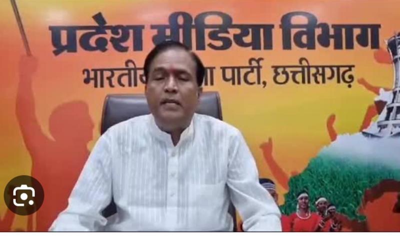 State spokesperson of Bharatiya Janata Party, Nalinish Thokne, resignation of Sushil Anand Shukla from Chhattisgarh Fare Control Tribunal, Chhattisgarh, Khabargali.