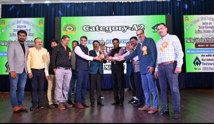 Excellent performance of ACC Limited in the 7th Mine Environment and Mineral Conservation Week 2023-24, Adani Group's ACC Cement participated in the 7th Mine Environment and Mineral Conservation Week Celebration, Khabargali