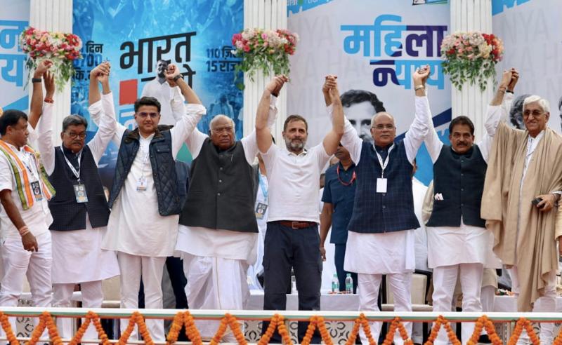 Congress promises first election guarantee.. 'legal guarantee' of MSP, Rahul announced during Nyay Yatra in Ambikapur, Chhattisgarh, Khabargali