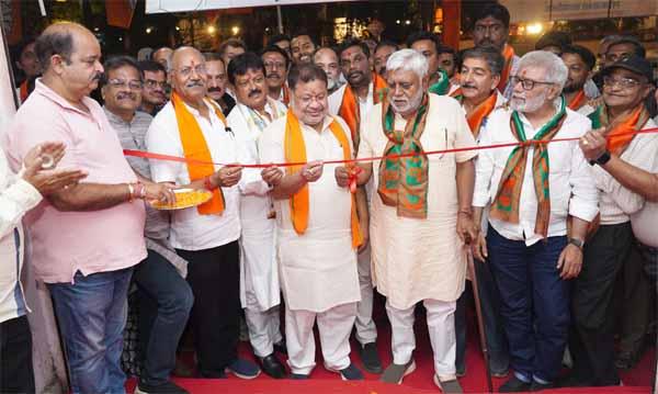 Cabinet Minister and Raipur Lok Sabha candidate Brijmohan Aggarwal addressed the South Assembly Workers Conference, Raipur, Chhattisgarh, Khabargali.