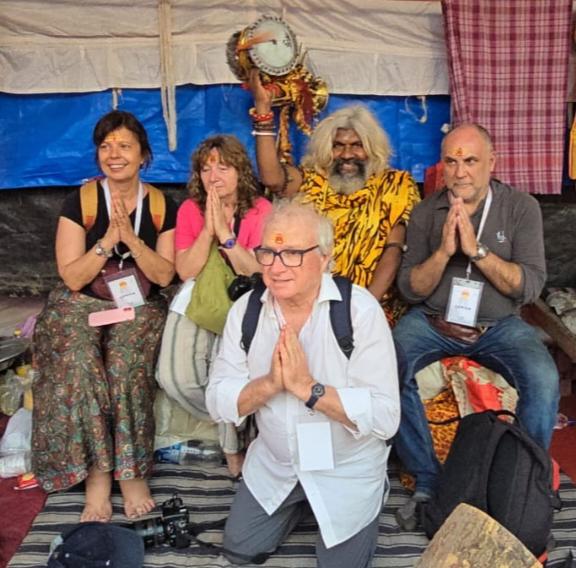 German tourists reached Rajim Lochan Temple, Rajim Kumbh Kalp, said Namaste Rajim, the fame of Rajim Kumbh Kalp is spreading in the world, Regina Maria, Chhattisgarh, Khabargali