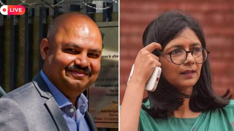Vibhav Kumar arrested, anticipatory bail plea rejected in court, know what happened in court, Swati Maliwal narrated about Vibhav's brutality, slapped seven-eight times, hurt her sensitive organs, pulled up her shirt, Aam Aadmi Party, AAP, MP Swati Maliwal, Delhi Chief Minister Arvind Kejriwal, statement before magistrate in Tis Hazari court against Chief Minister's aide Vibhav Kumar, Khabargali