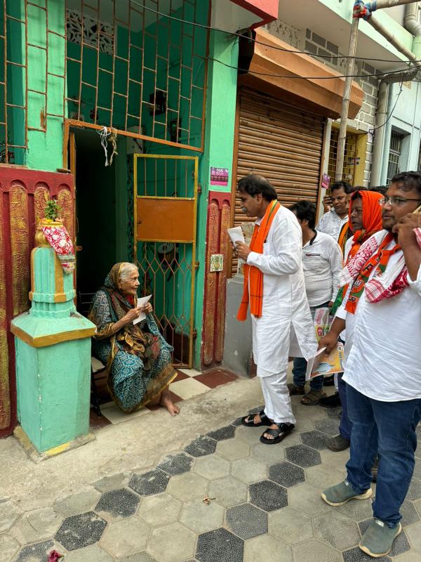 Former Chhattisgarh cabinet minister Rajesh Munat campaigns vigorously in favour of BJP in Puri, Odisha, Khabargali