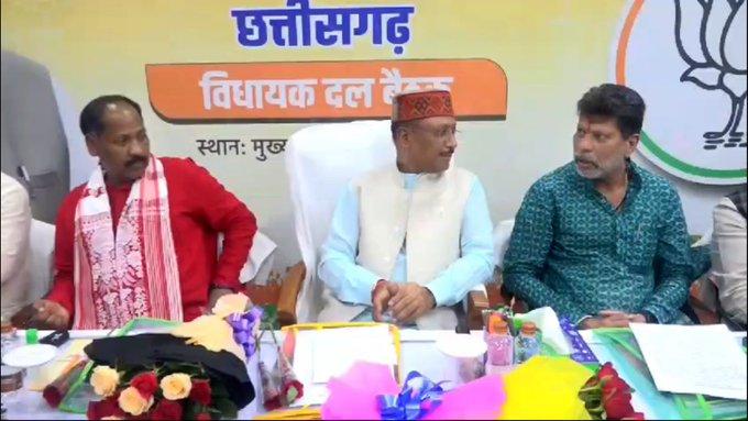 Strategy made for monsoon session, Legislature party meeting held at CM House, BJP, Chhattisgarh, Khabargali,