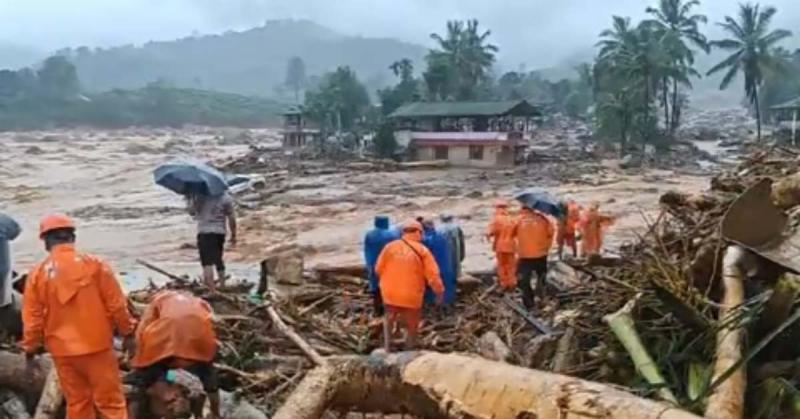 Wayanad: 24 people lost their lives in landslide due to heavy rains, President Murmu and PM Modi expressed grief...  wynod latest news bignews hindinews khabargali 