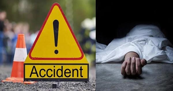 Cargo loaded with laborers overturns, 1 dead, 14 injured...  cg news road accident news cg bignews latestnews raipurnews abhanpur news cg bignews khabargali 