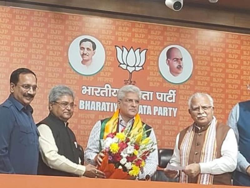 Kailash Gehlot joins BJP, AAP party, Khabargali