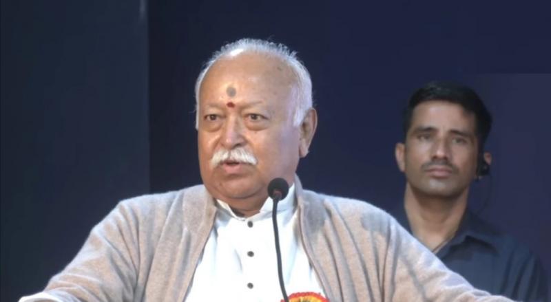 There should be at least three children, RSS chief Mohan Bhagwat cited demographics RSS chief Mohan Bhagwat participated in a Marathi program in Nagpur, this is the opposition's reaction to Bhagwat's statement, Khabargali