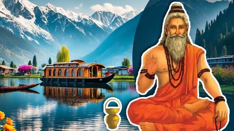 Union Home Minister Amit Shah's big statement, said - "Kashyap" can be the new name of Kashmir, big statement on Kashmir, Maharishi Kashyap, known as Satparishi in ancient Indian literature, J&K and Ladakh Through the Ages, book, Khabargali