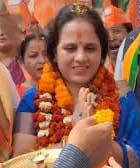 Meenal Chaubey won the election by 153290 votes, Raipur, Chhattisgarh, Khabargali