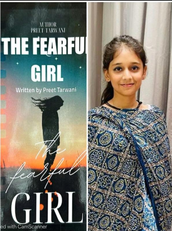 Preet Tarwani wrote the book “The Fearful Girl” at the age of 13, released in Rajkumar College, granddaughter of Bhim Das Anjana Tarwani, daughter of Vijay Priyal Tarwani, Raipur, Chhattisgarh, Khabargali