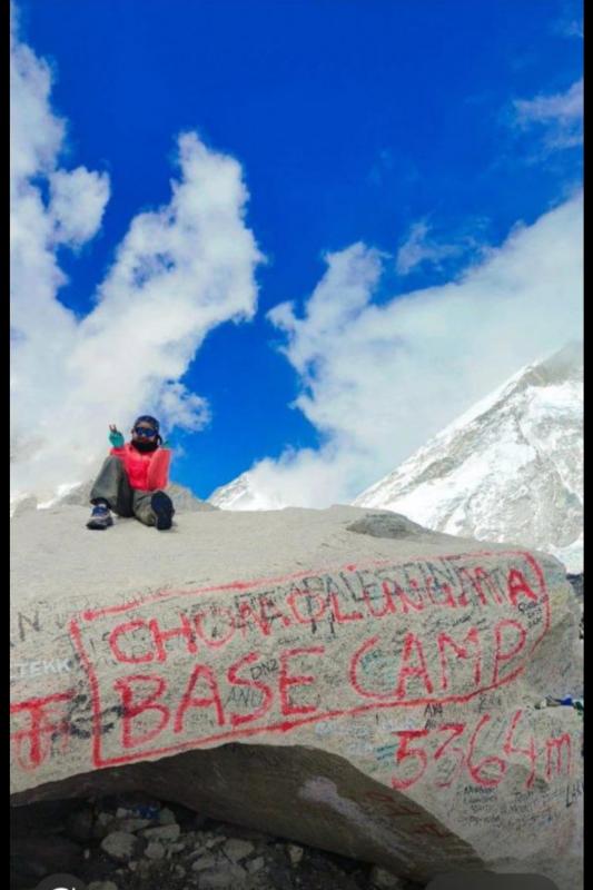 10 year old Anvika living in climbed Everest, completed the journey in minus 10 degree temperature cg hindi news big news Chhattisgarh news latest news khabargali 