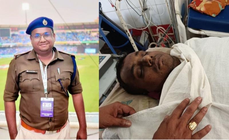 Naxalite attack in Sukma: Additional SP Akash Rao Giripunje martyred in IED explosion, body reached Raipur, last rites tomorrow, Chhattisgarh, Khabargali