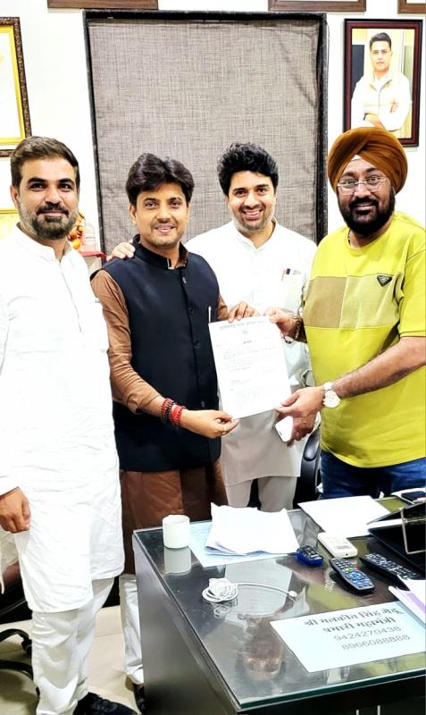 State Congress Committee appointed Youth Congress National Spokesperson Sanjeev Shukla as the state in-charge of social media for 'Kisan Jawan Samvidhan Jan Sabha Program', Chhattisgarh Khabargali