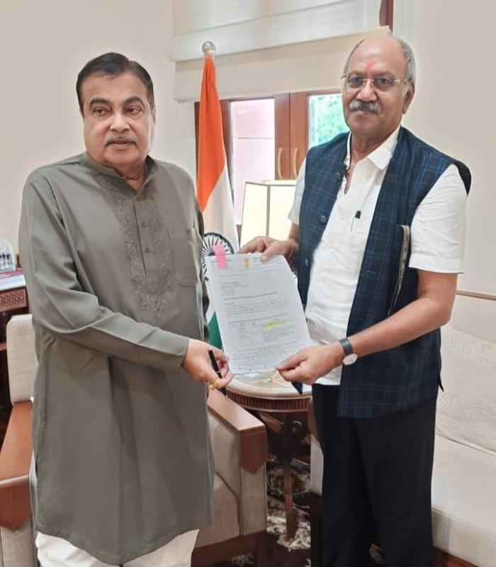 Kumhari Toll Plaza will be closed from June 2026, Raipur, Union Road Transport and Highways Minister Shri Nitin Gadkari, Lok Sabha constituency MP and senior Bharatiya Janata Party leader Shri Brijmohan Agarwal, New Delhi, Raipur, Khabargali)