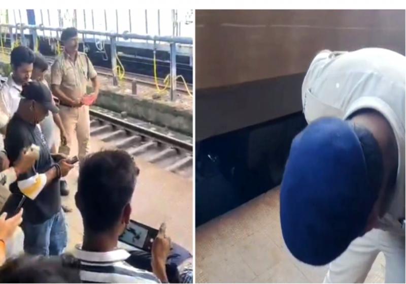 Accident at Satna railway station, train ran over a youth lying on the track, but he survived  mp news hindi News latest News khabargali 