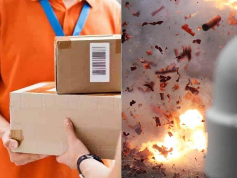 The lover sent a parcel bomb filled in the home theatre of his girlfriend's house, the family narrowly escaped cg news hindi News Rajnandgaon Chhattisgarh khabargali 