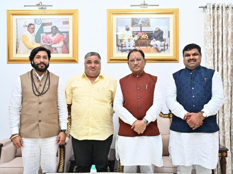 Rooms allotted to the three new ministers of Sai government, Gajendra's room on the third floor, Khuswant's on the first floor and Rajesh's on the fourth floor Chhattisgarh News hindi news Raipur news khabargali