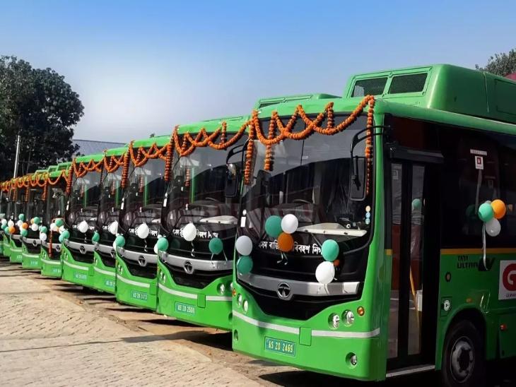 People of Raipur will get cheap bus service, the capital is to get 100 e-buses from the Center Raipur news Chhattisgarh News hindi News khabargali 