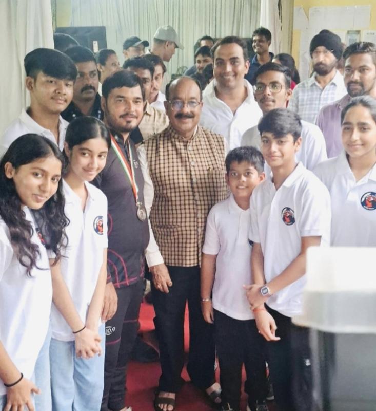 Players of Topgun Shooting Academy won the state level shooting competition, Raipur, Chhattisgarh, Khabargali