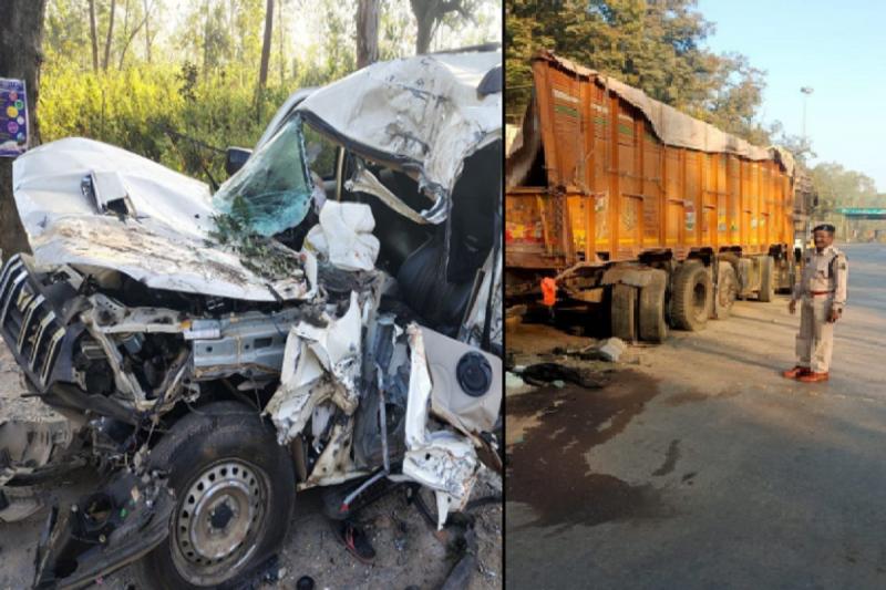 Speeding wreaks havoc in Kondagaon, Scorpio collides with parked truck, 6 youths die on the spot