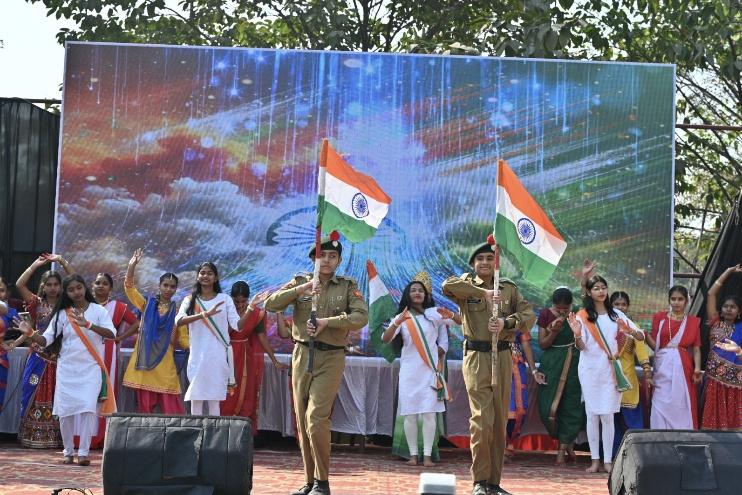5 lakh youth created history by singing Vande Mataram, Raipur Lok Sabha constituency, Khabargali