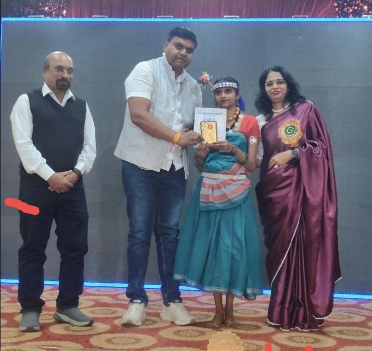 Sai Convent High School, Gondwara, held its annual day celebration; students presented colorful performances. Chief Guest Nand Kishore Sahu praised the students, Mrs. Megha Sharma, Raipur, Chhattisgarh, Khabargali