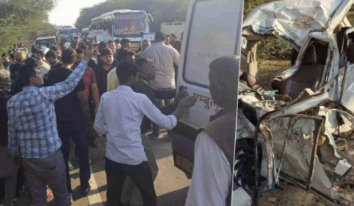 Tragic accident on National Highway-52, 7 women of the same family died together.