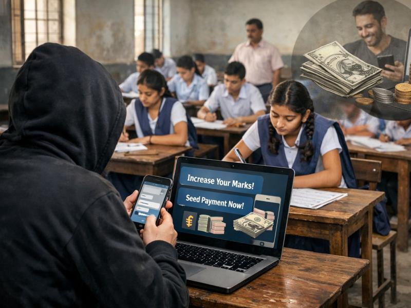 Cyber criminals are targeting board exam candidates, claiming they have failed and demanding money from them in the name of passing them. Hindi news latest news  Big News khabargali 