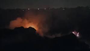  Fire breaks out at Indira Gandhi Agricultural University, causing panic in the area raipur fire news big news khabargali 
