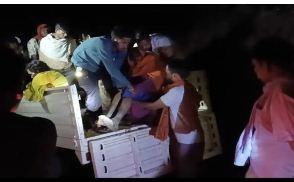 Tragic accident in Surajpur, a pickup full of wedding guests overturned, 25 wedding guests died. Surajpur hindi news khabargali 