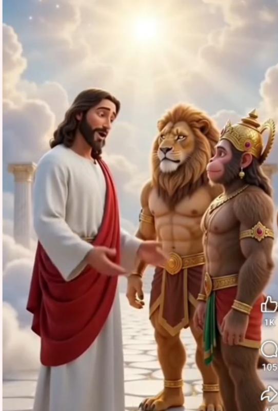 Jesus Christ portrayed as superior to Hindu deities on social media; Hindu organizations demand investigation and action. Hindi news latest news khabargali 